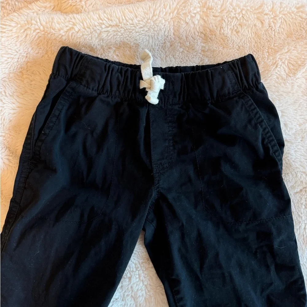 Cat & Jack Black Elastic Waist Kids Pants